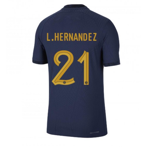 Francja Lucas Hernandez #21 Koszulka Podstawowych MŚ 2022 Krótki Rękaw
